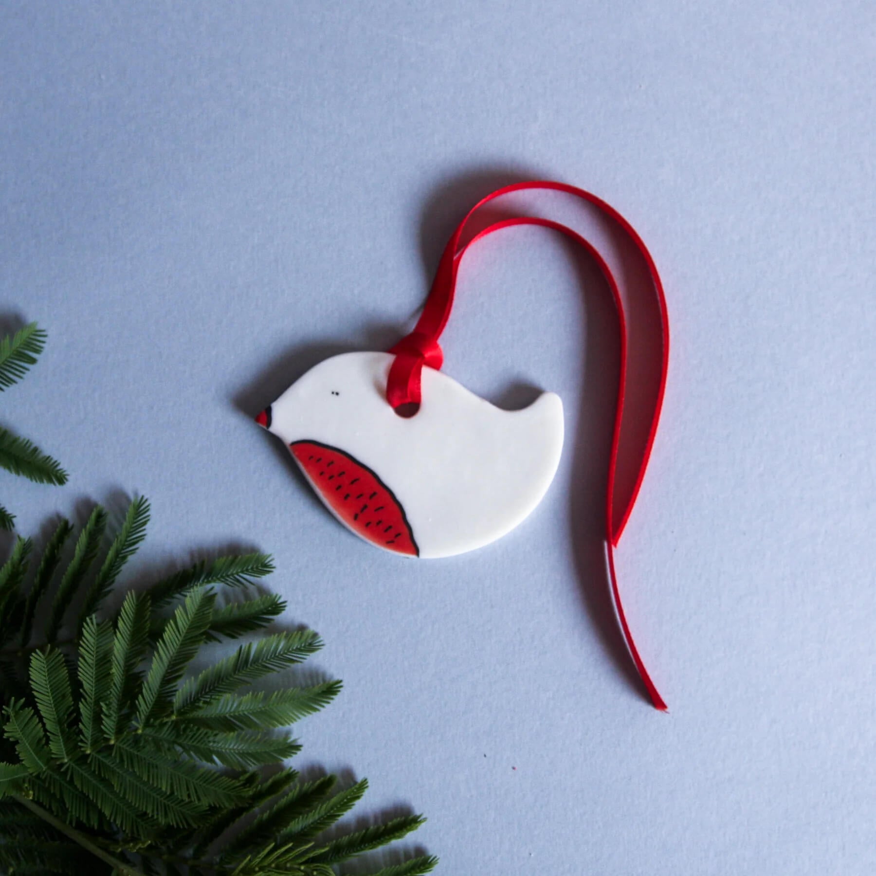 Karo Art, Hanging Ornament, Robin