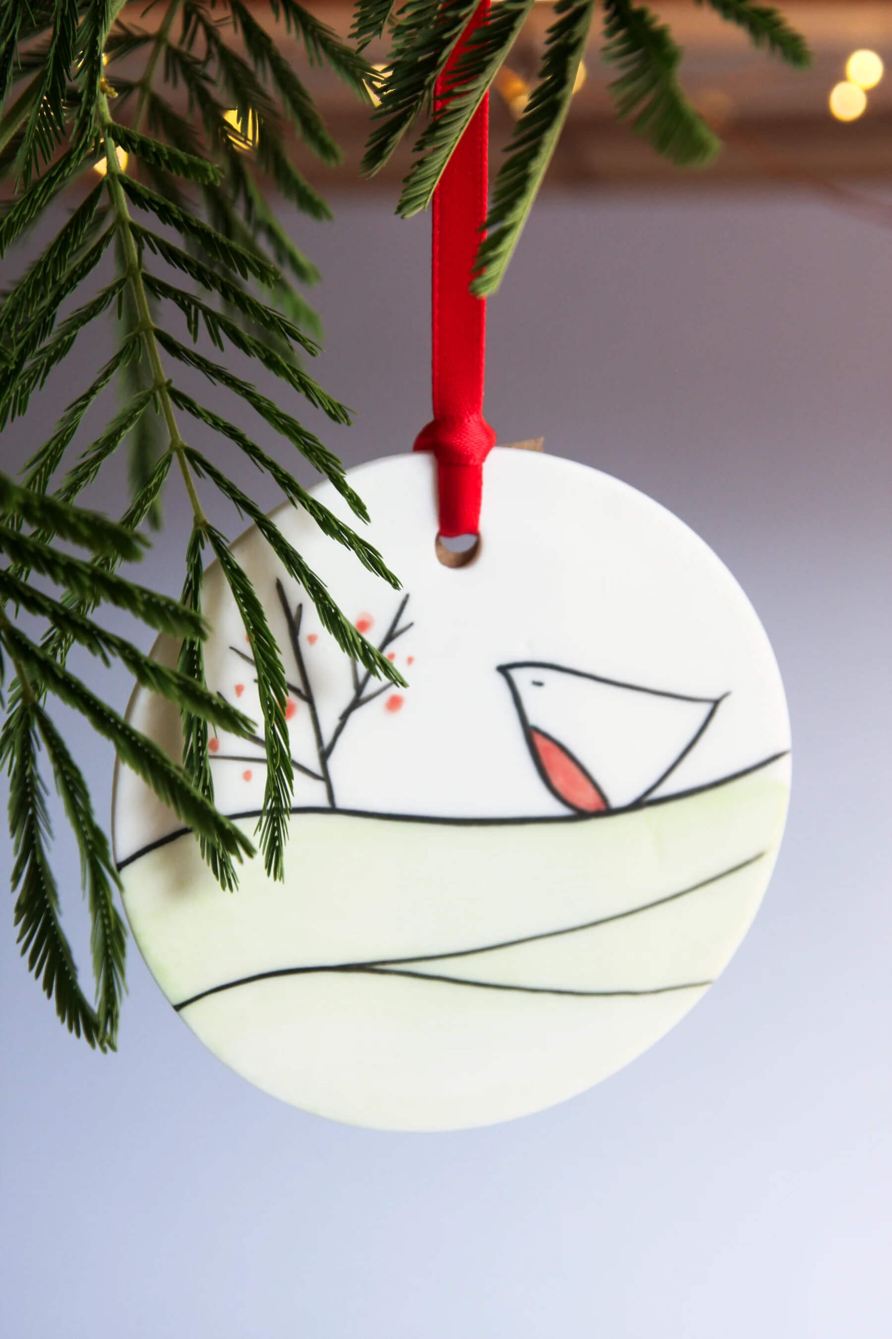 Karo Art, Hanging Ornament Robin