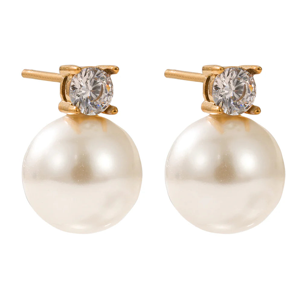 Knight & Day, Faustine Pearl Earrings