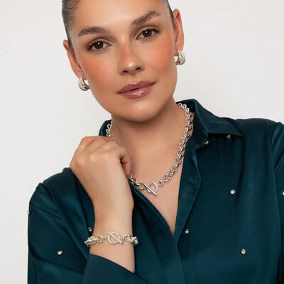 Knight & Day, Marianna Silver Earrings