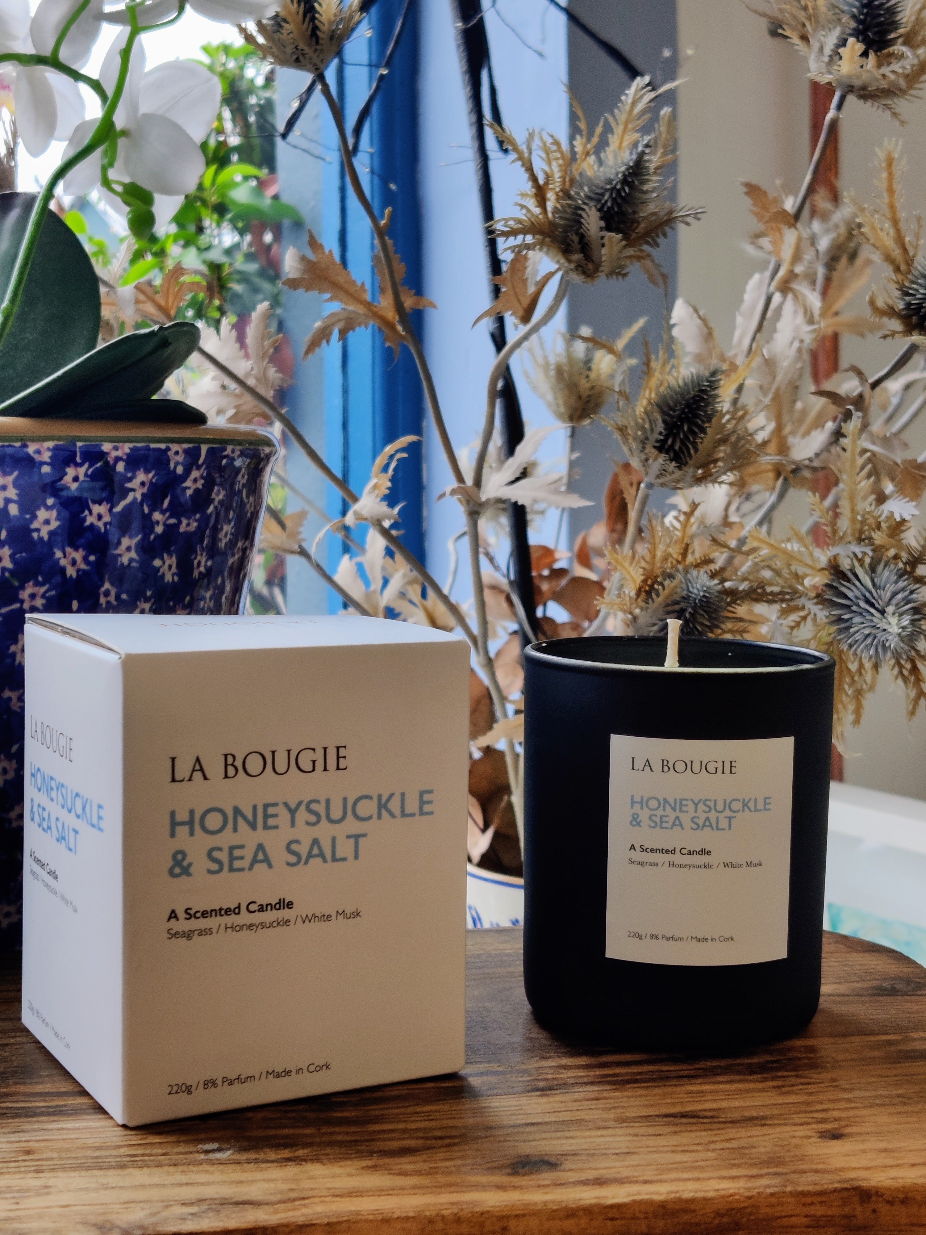 La Bougie, Honeysuckle & Sea Salt Candle