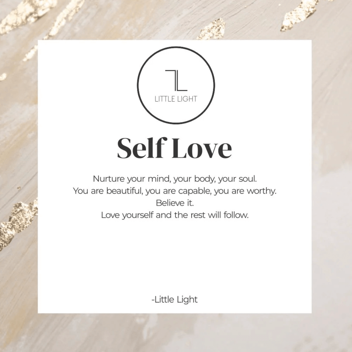 Little Light, Self Love Necklace Little Light