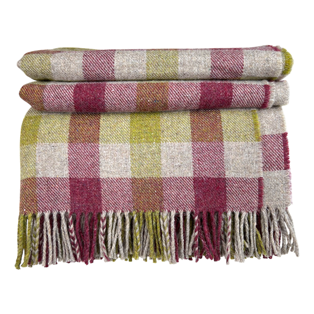 McNutt of Donegal,  Forever Orchard Plaid Throw