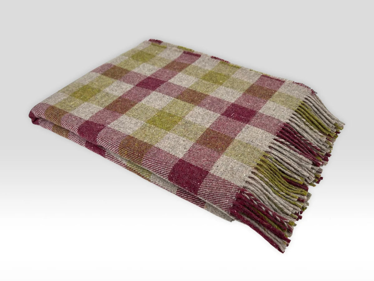 McNutt of Donegal,  Forever Orchard Plaid Throw