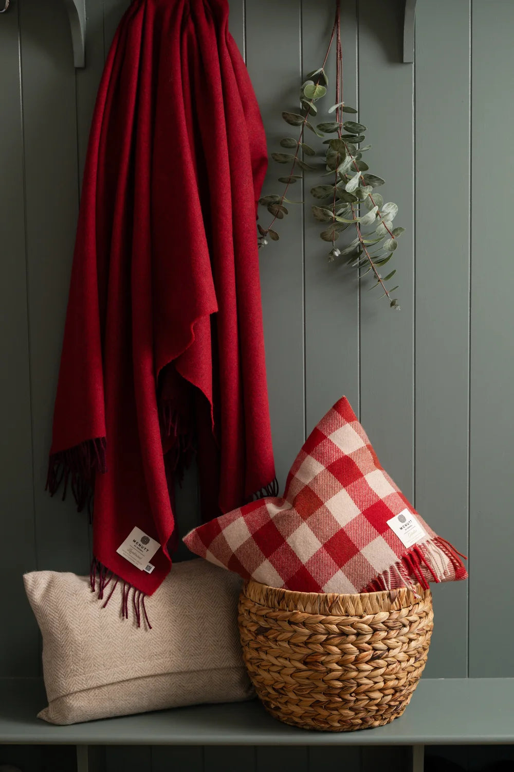 McNutt of Donegal,  Merlot Reversible Throw