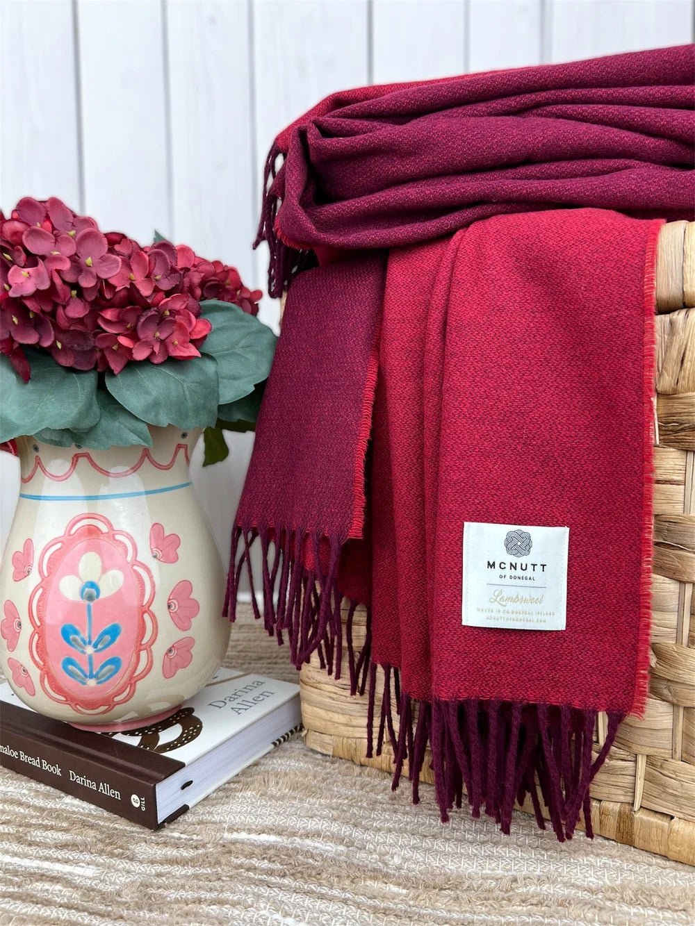 McNutt of Donegal,  Merlot Reversible Throw
