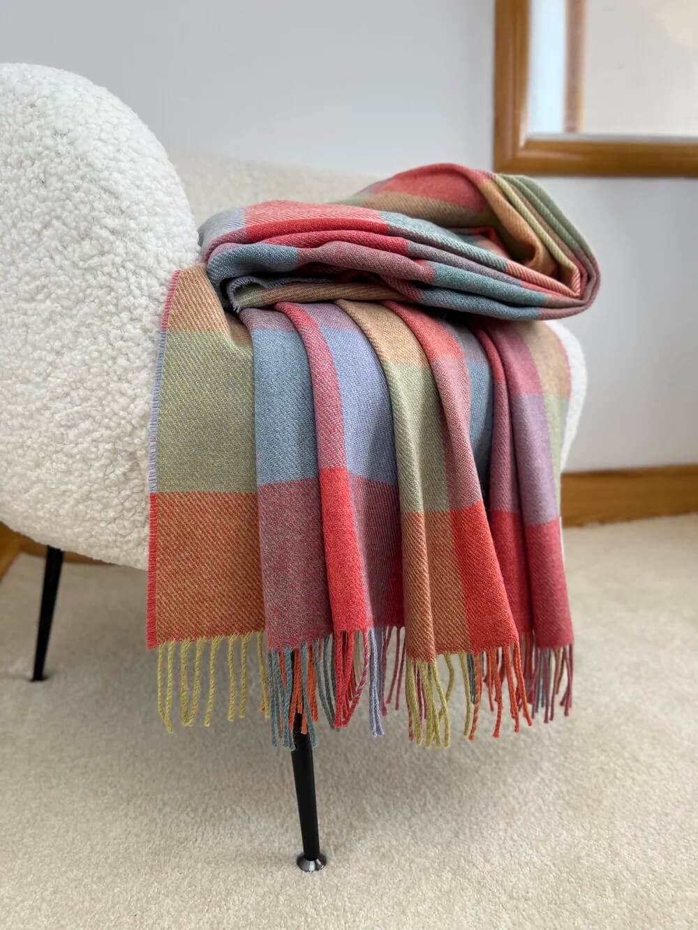 McNutt of Donegal,Supersoft Starburst Check Throw