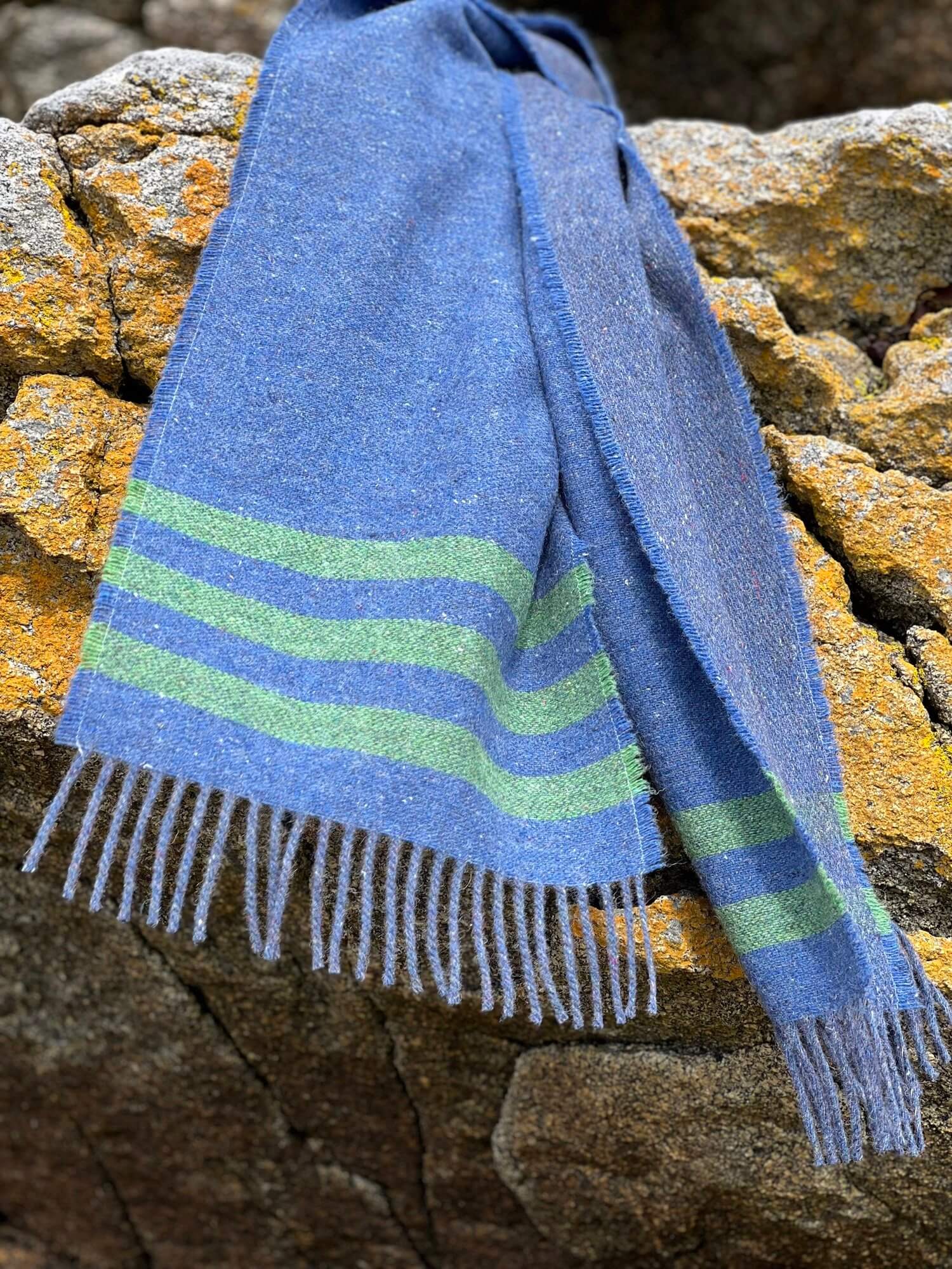 McNutt of Donegal, Scarf - Forever Ocean Stripe Scarf