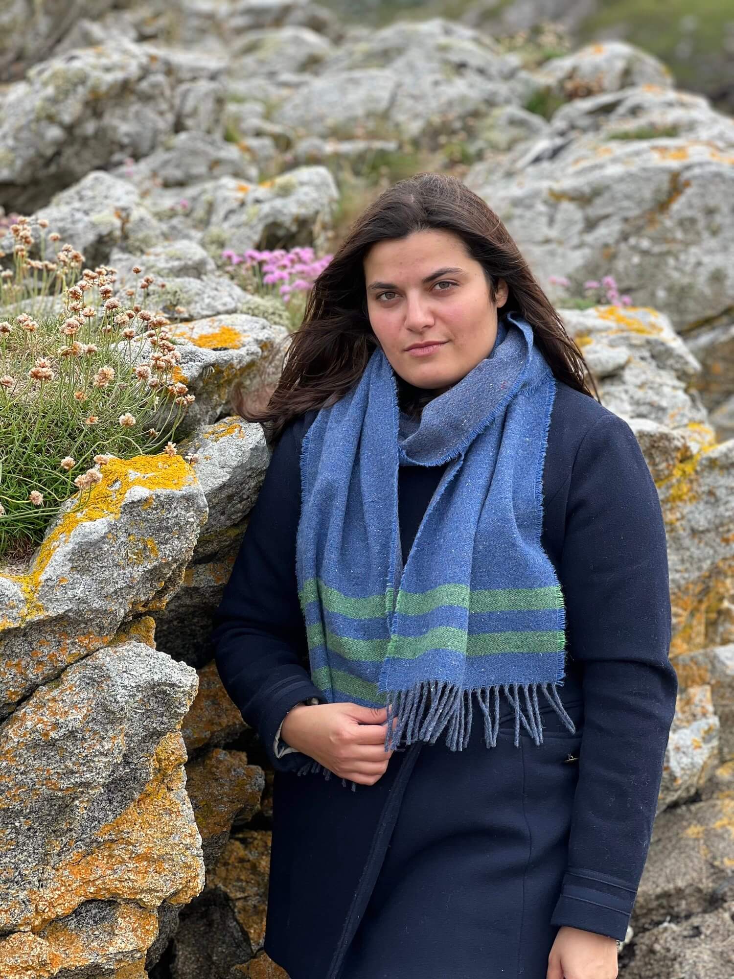 McNutt of Donegal, Scarf - Forever Ocean Stripe Scarf