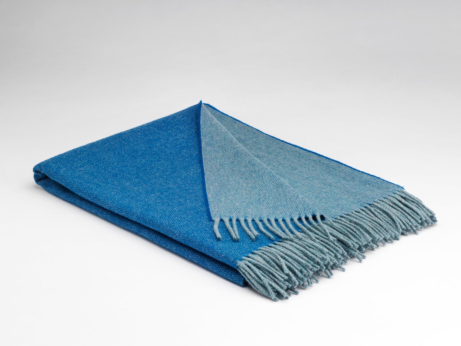McNutt of Donegal, Supersoft Cobalt Blue Reversible Throw