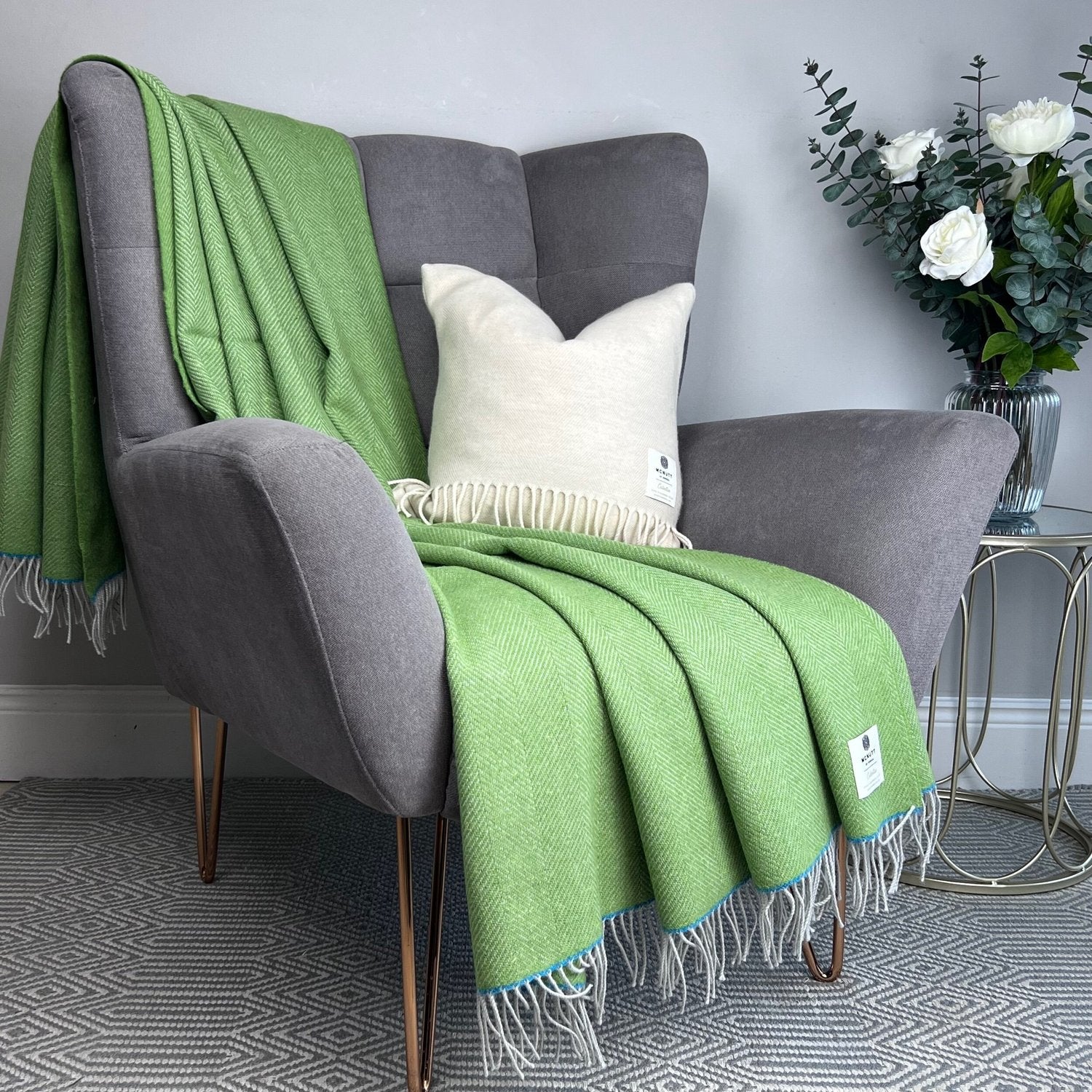 McNutt of Donegal, Throw - Maddie Herringbone