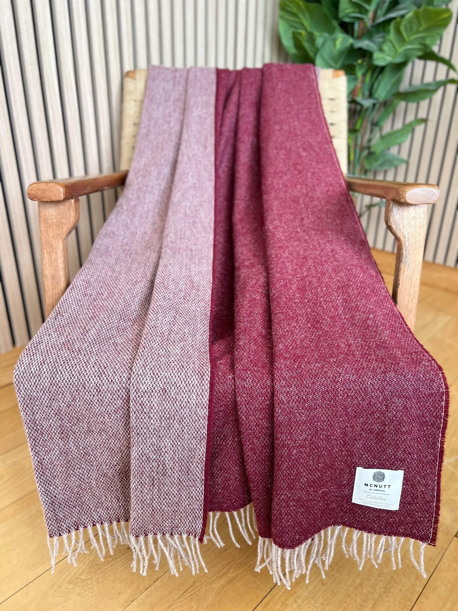 McNutt of Donegal, Throw - Wine Reversible