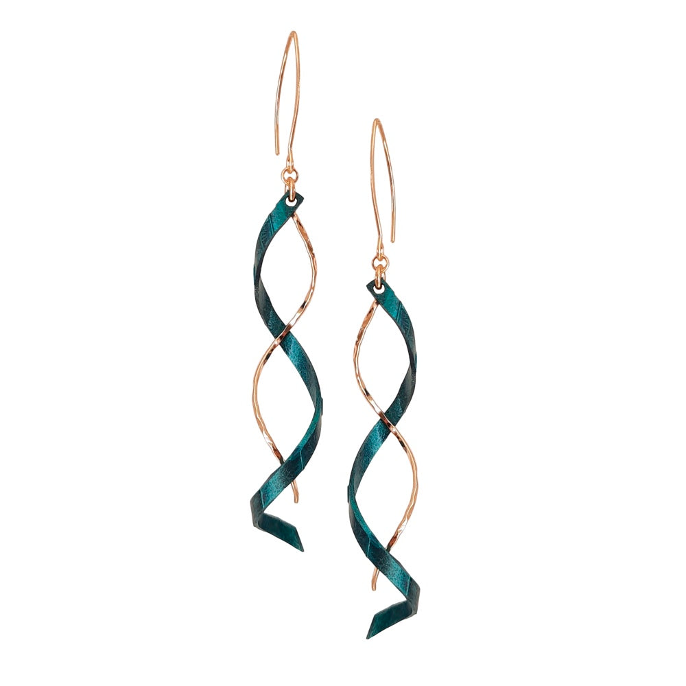 Melanie Hand, Upcycle Inner Tube Twisted Earring