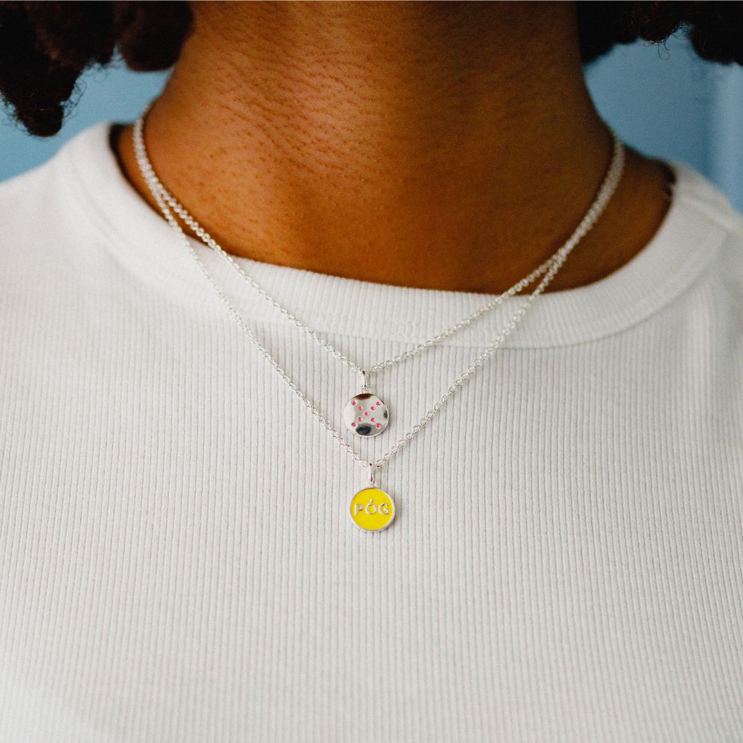 Melissa Curry, Spinning Pendant -Yellow
