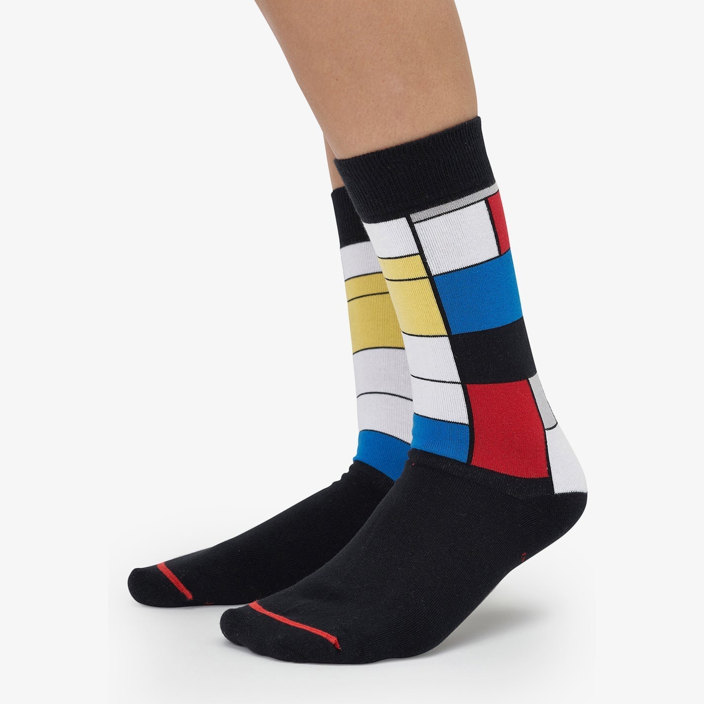 MuseARTa, Piet Mondrian - Composition with red, blue and yellow socks (UK 6½-11) MuseARTa
