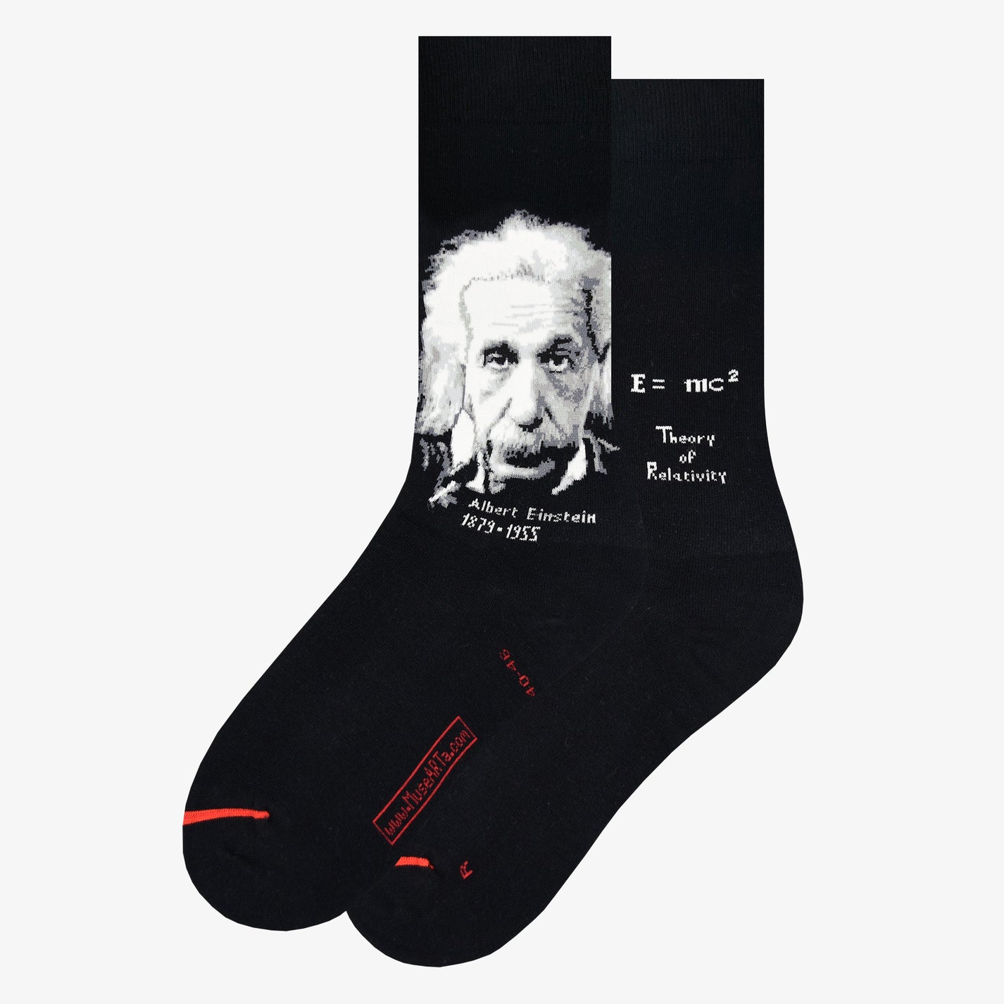 MuseARTa, Science And History Albert Einstein Socks (UK 3½-6½) MuseARTa