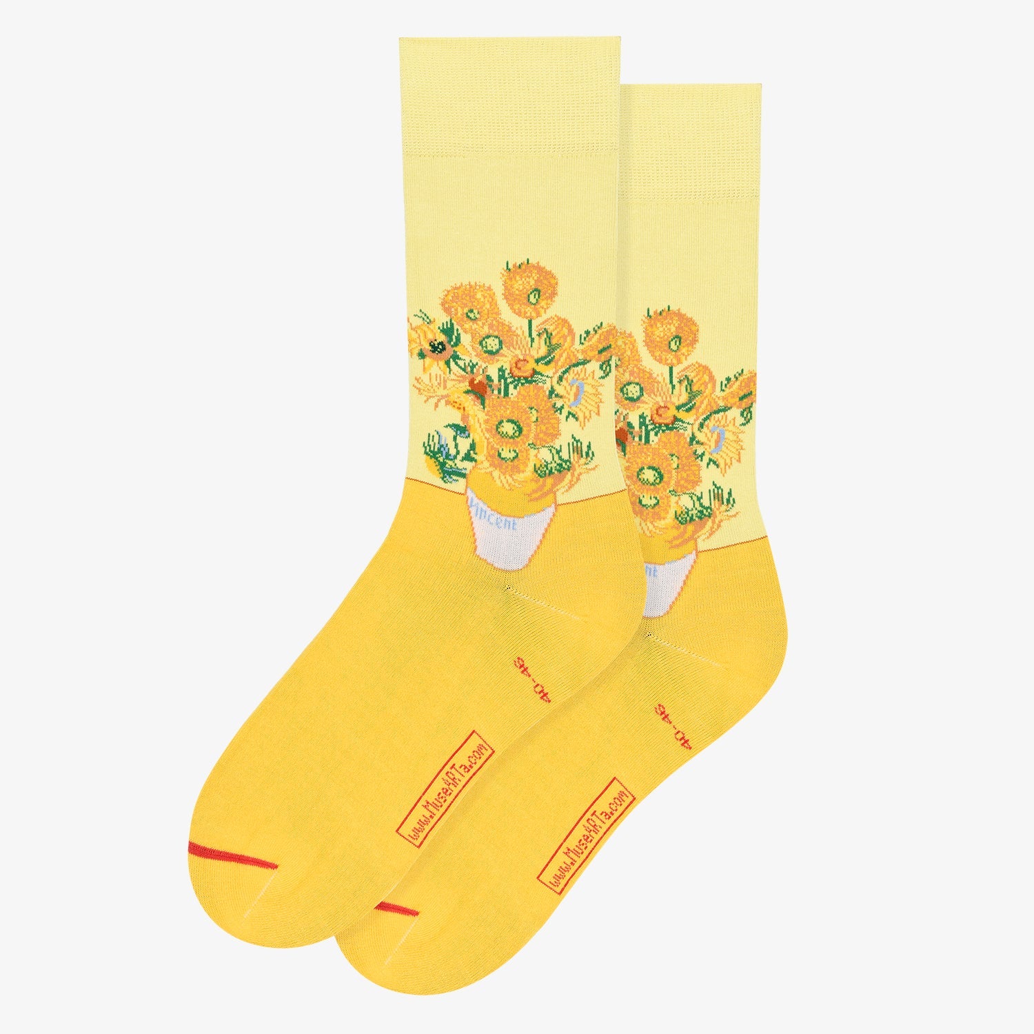 MuseARTa, Vincent van Gogh - Sunflowers Socks (UK 3½-6½ )