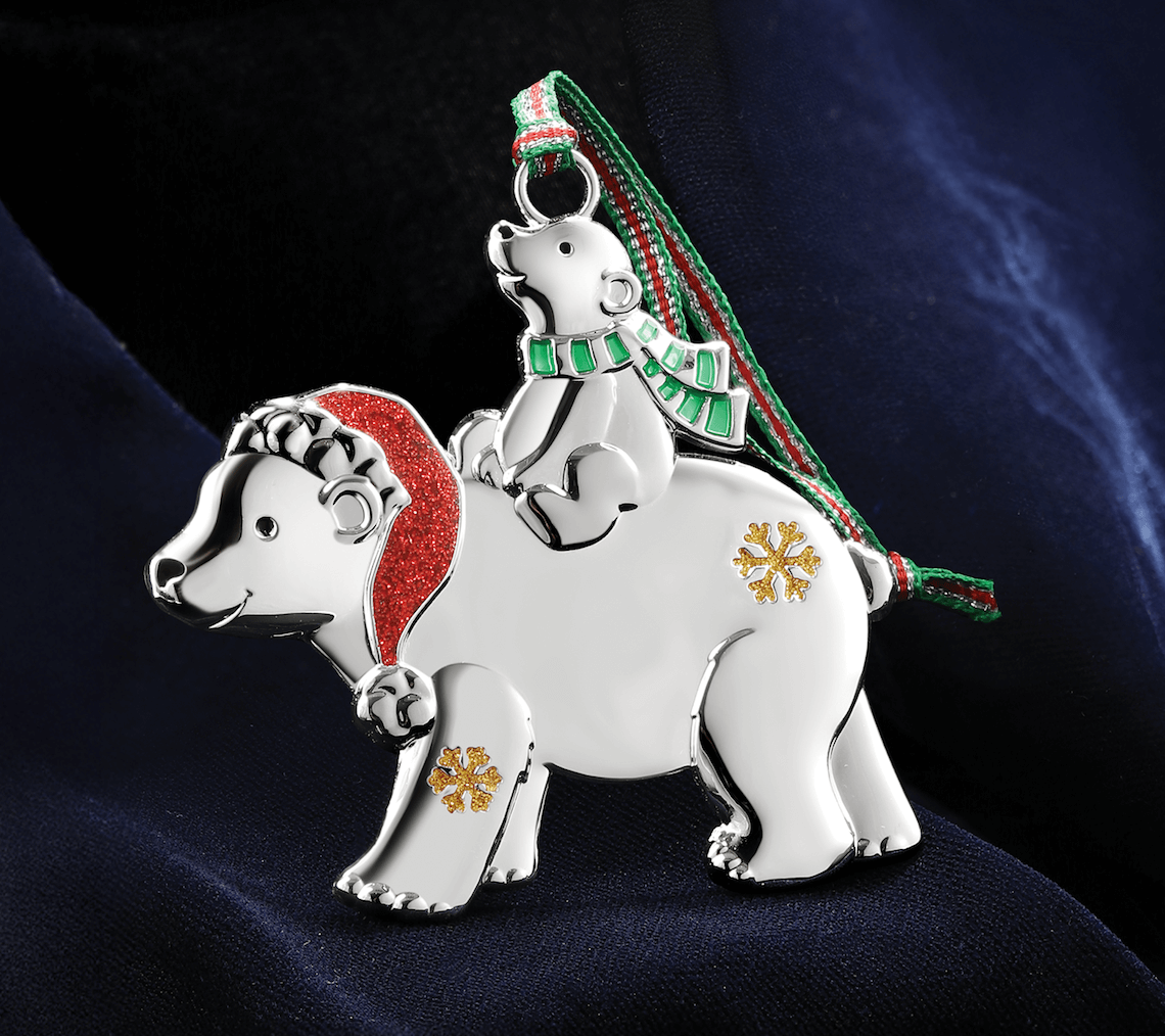 Newbridge, Polar Bear with Cub Christmas Tree Decoration