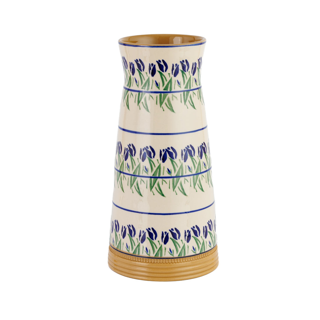 Nicholas Mosse, Large Tapered Vase Blue Blooms