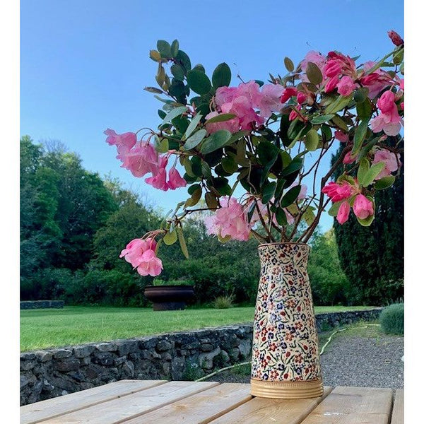 Nicholas Mosse, Large Tapered Vase Wild Flower Meadow