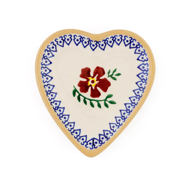 Nicholas Mosse, Tiny Heart Plate Old Rose