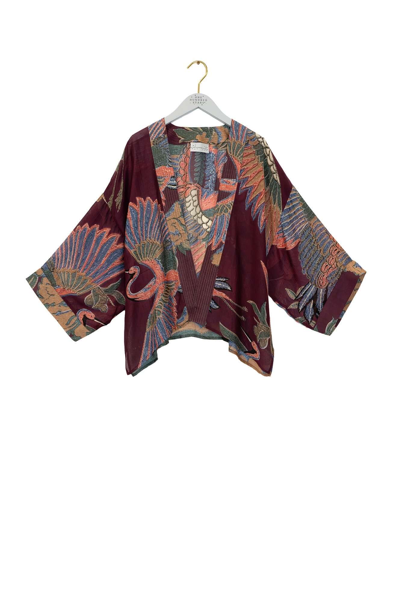 One Hundred Stars, Crane Plum Kimono One Hundred Stars