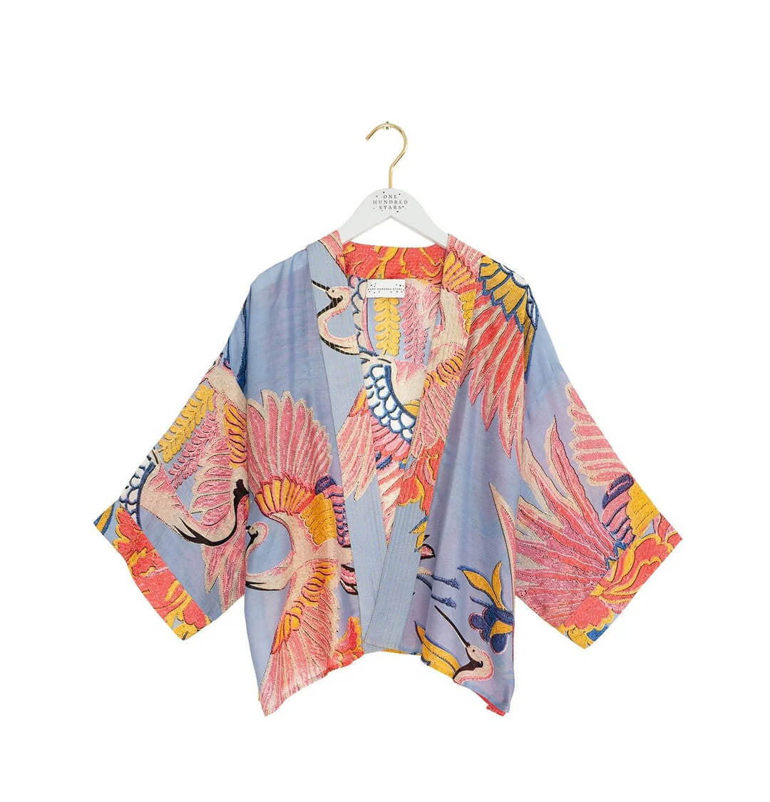 One Hundred Stars, Crane Periwinkle Kimono
