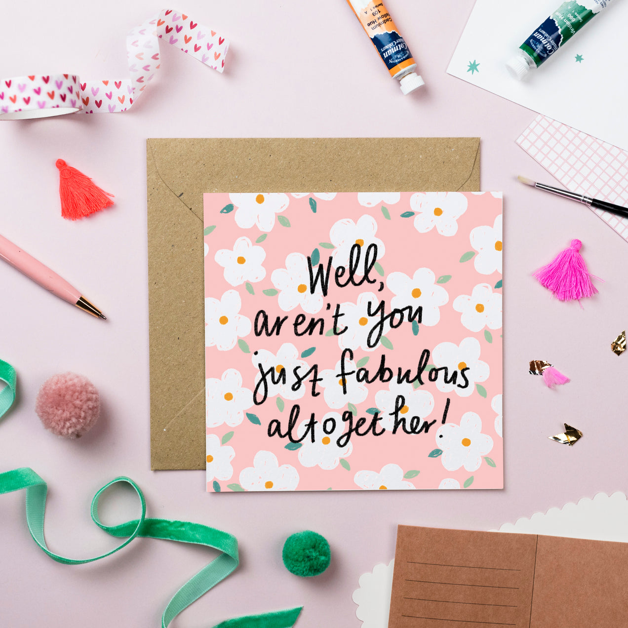 Pickled Pom Pom, Well Aren't You Just Fabulous Card