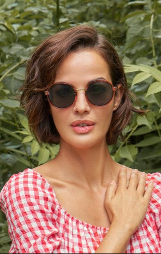Powder, Limited Edition Maribella Sunglasses (Rose/Sage)