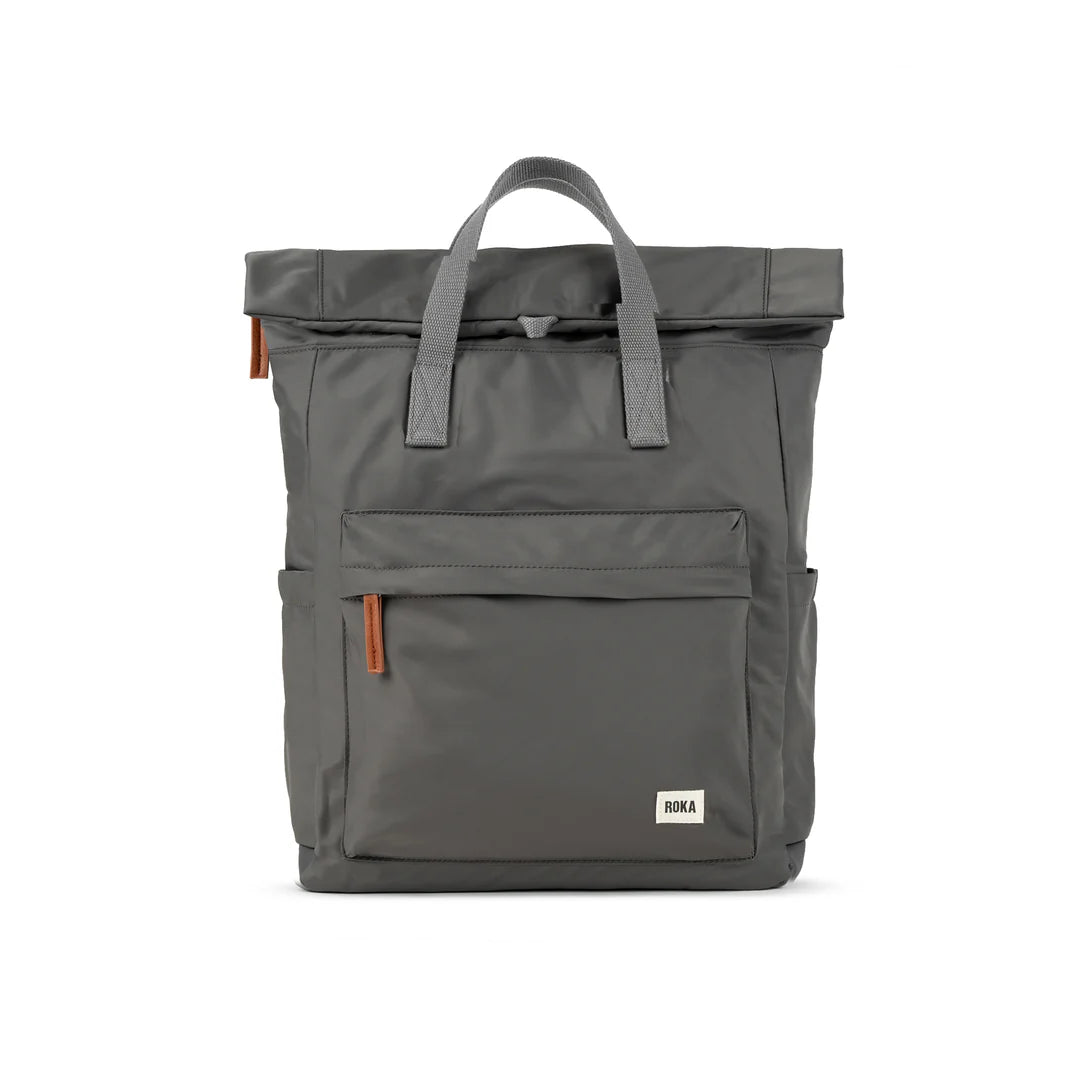 Roka, Canfield B Graphite Medium Recycled Nylon Bag