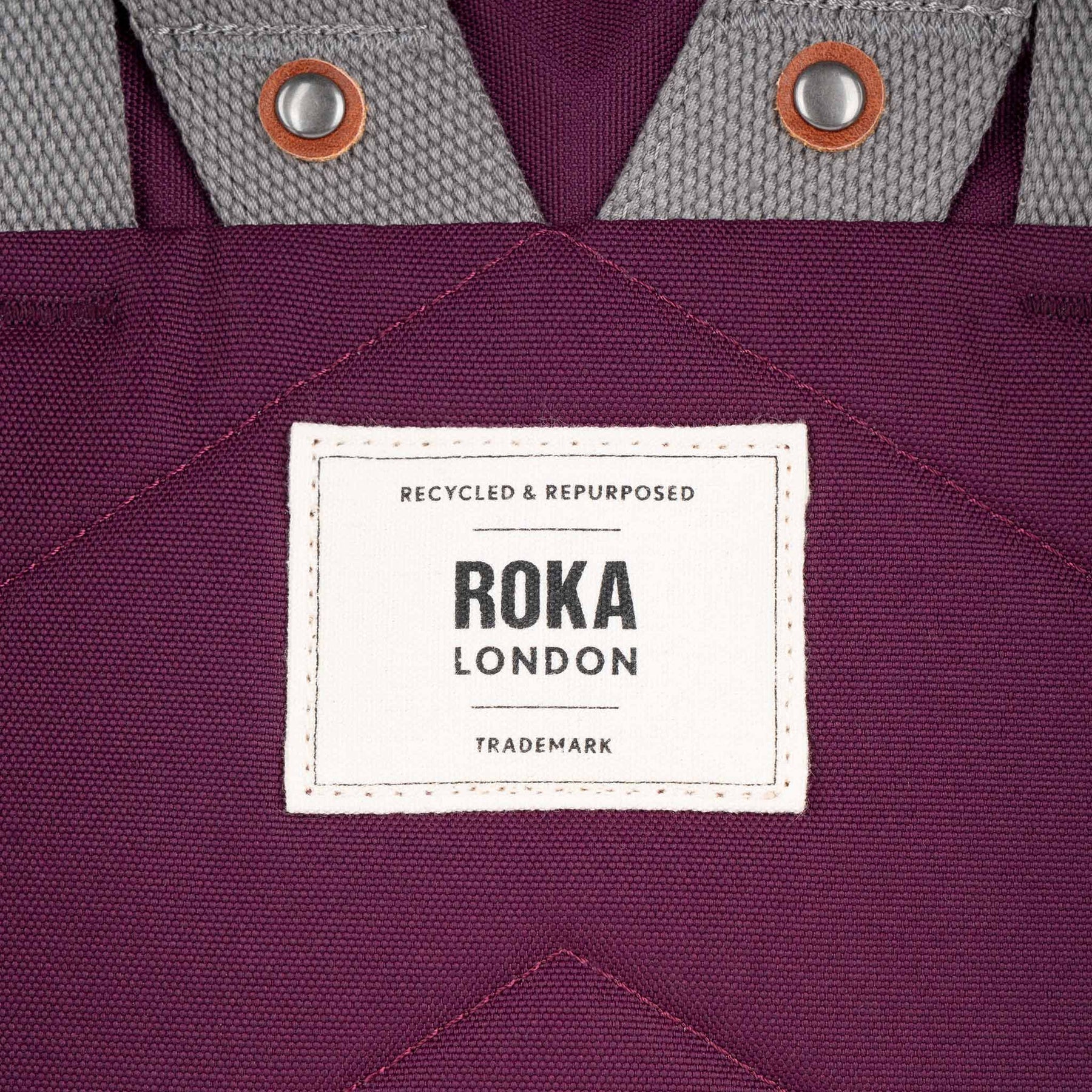 Roka, Finchley A Cherry Lacquer Recycled Canvas