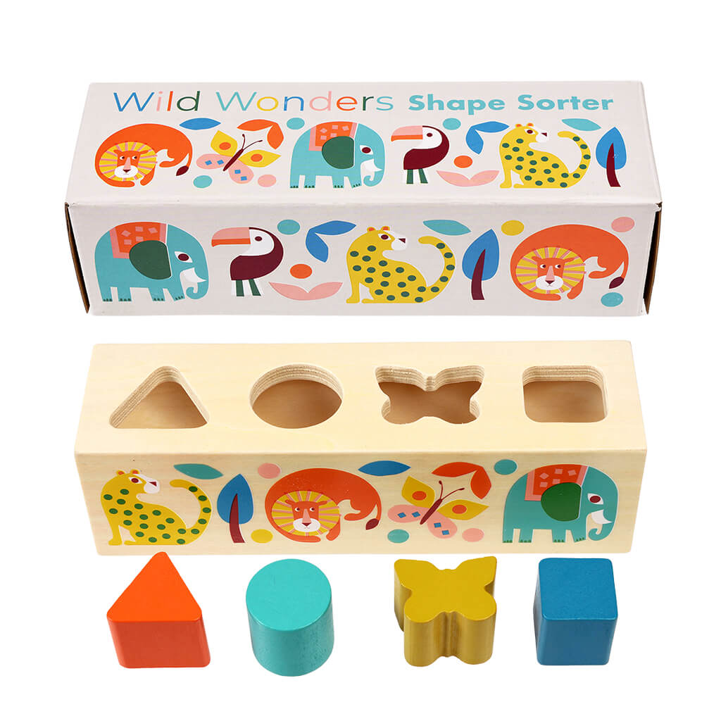 Rex London, Wooden Shape Sorter Wild Wonders