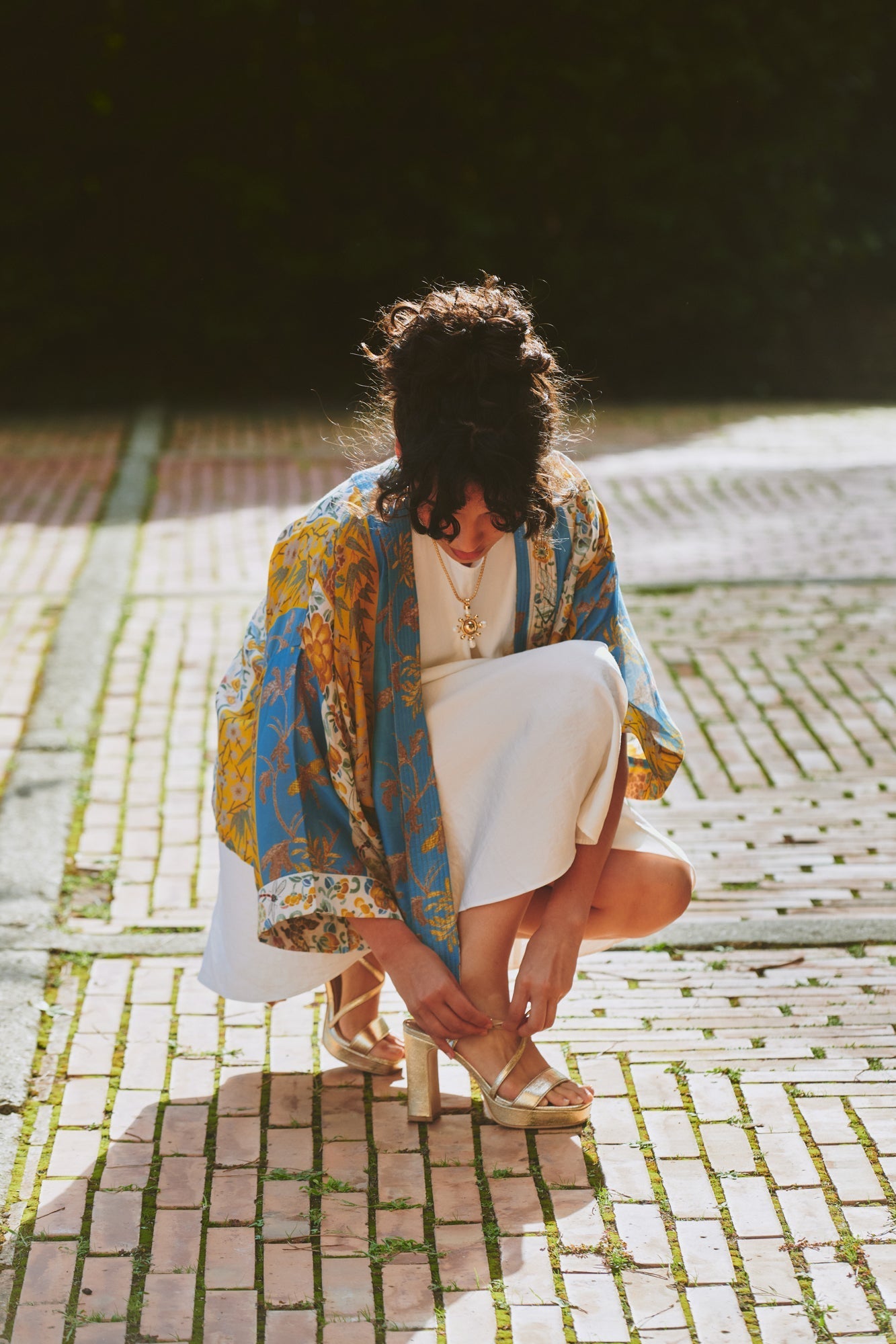 One Hundred Stars, Ribbons Gold Kimono