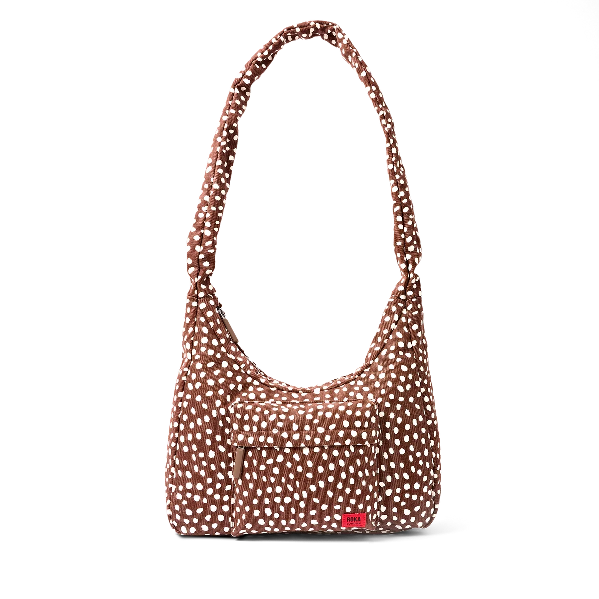 Roka, Belsize Crossbody Bag in Brown Spot