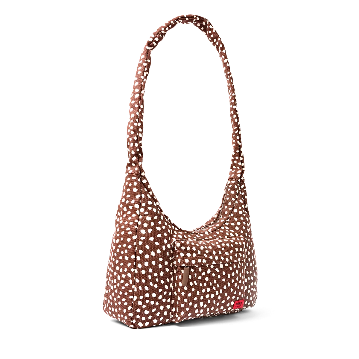 Roka, Belsize Crossbody Bag in Brown Spot
