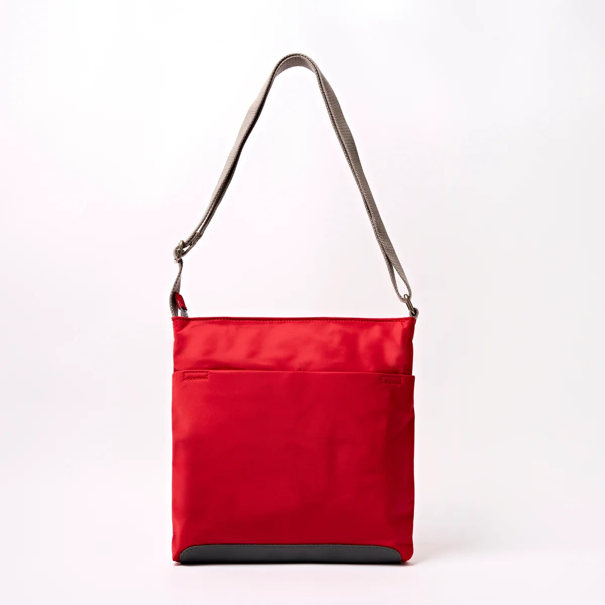 Roka, Kennington Crossbody Bag in Cranberry Stripe