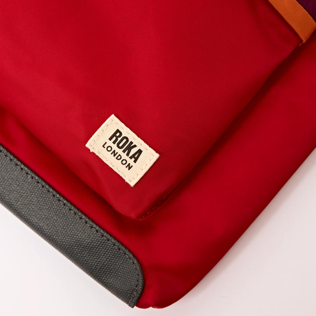 Roka, Kennington Crossbody Bag in Cranberry Stripe