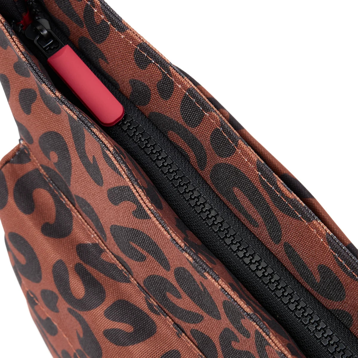 Roka, Kennington Crossbody Bag in Scarlet Leopard