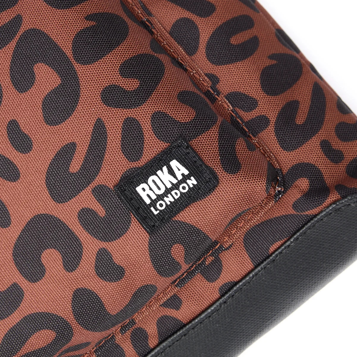 Roka, Kennington Crossbody Bag in Scarlet Leopard