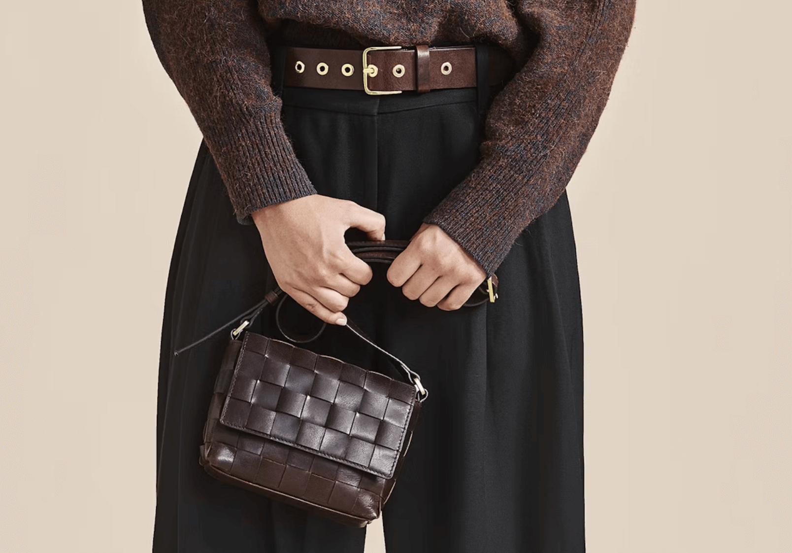 Saddler, Lara Shoulder Bag Dark Brown