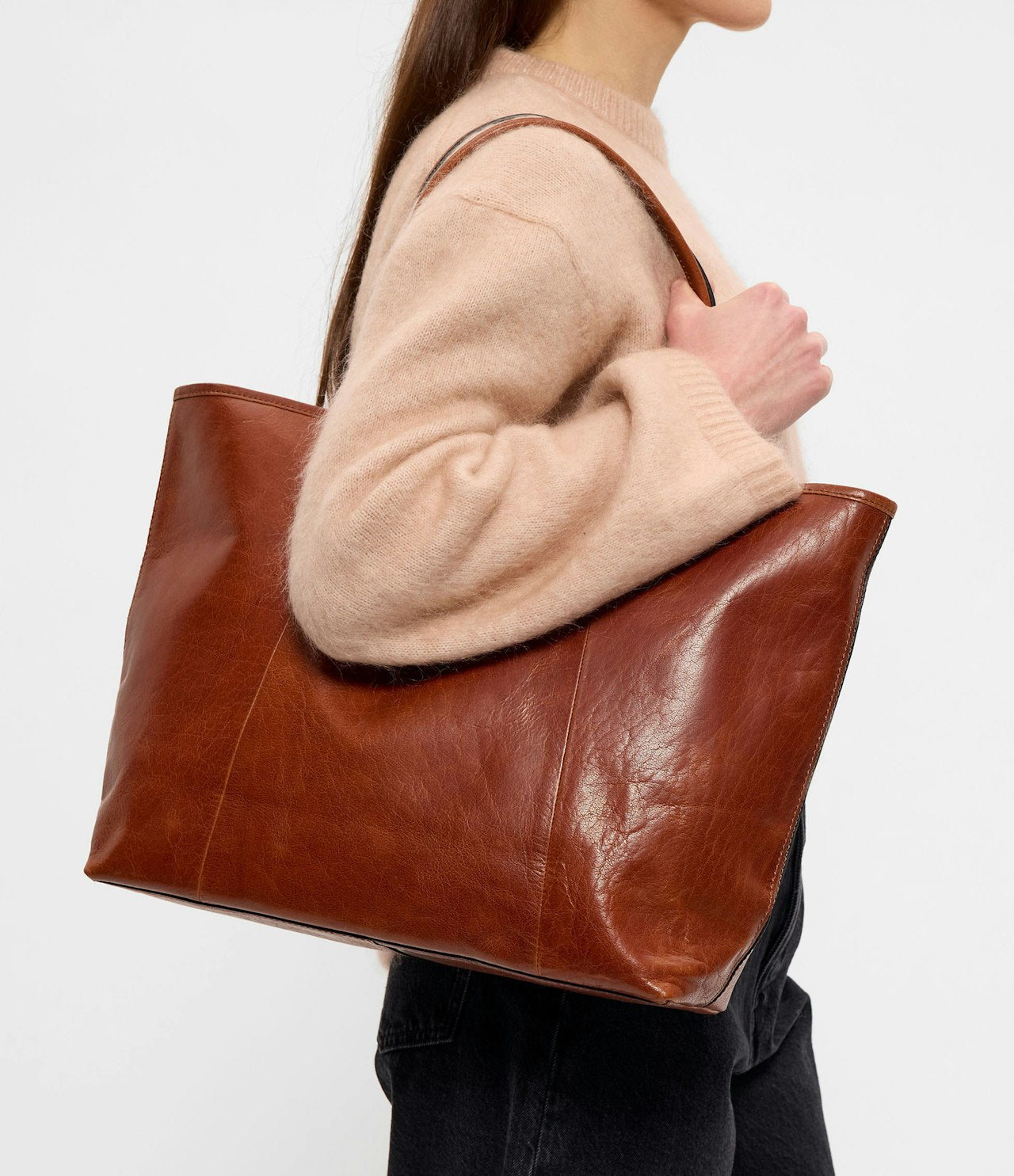 Saddler, Parisa Tote Bag Midbrown