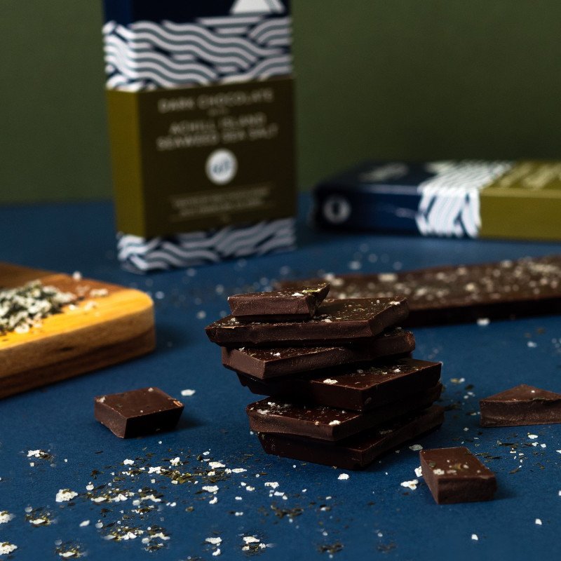 Skelligs, Achill Island Seaweed Sea Salt Dark Chococolate