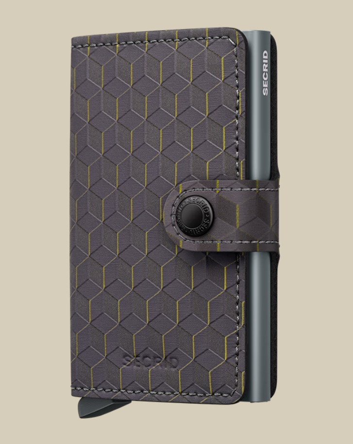 Secrid, Miniwallet Optical Grey Yellow