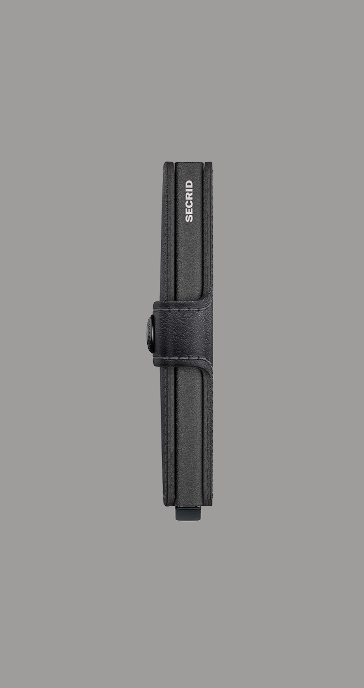 Secrid Miniwallet Original Black Powdercoat Quinlans Gift Shop