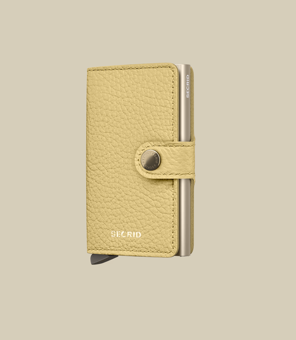 Secrid, Mini wallet Pebble Butter Yellow
