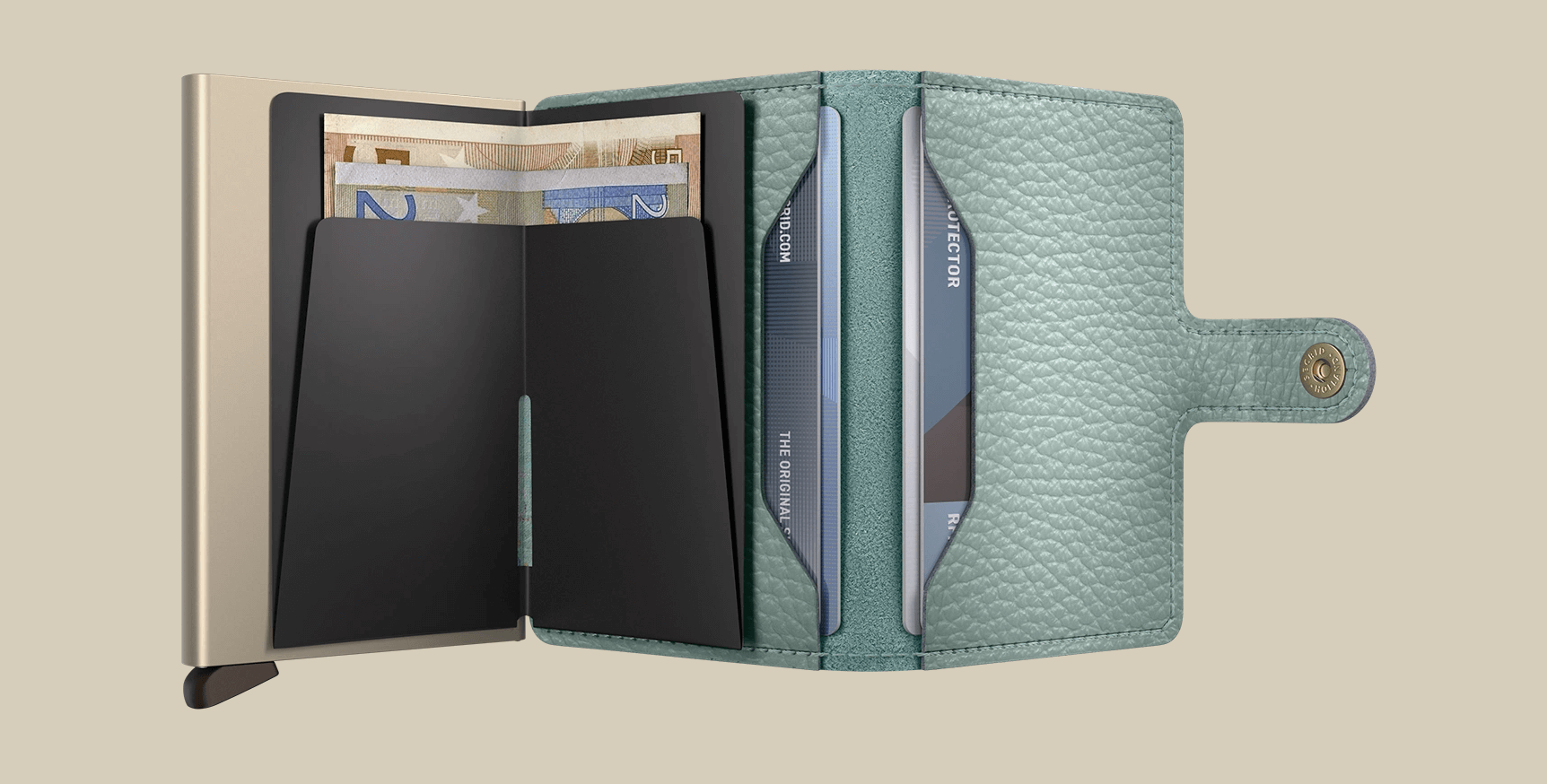 Secrid, Miniwallet Pebble Sea Green