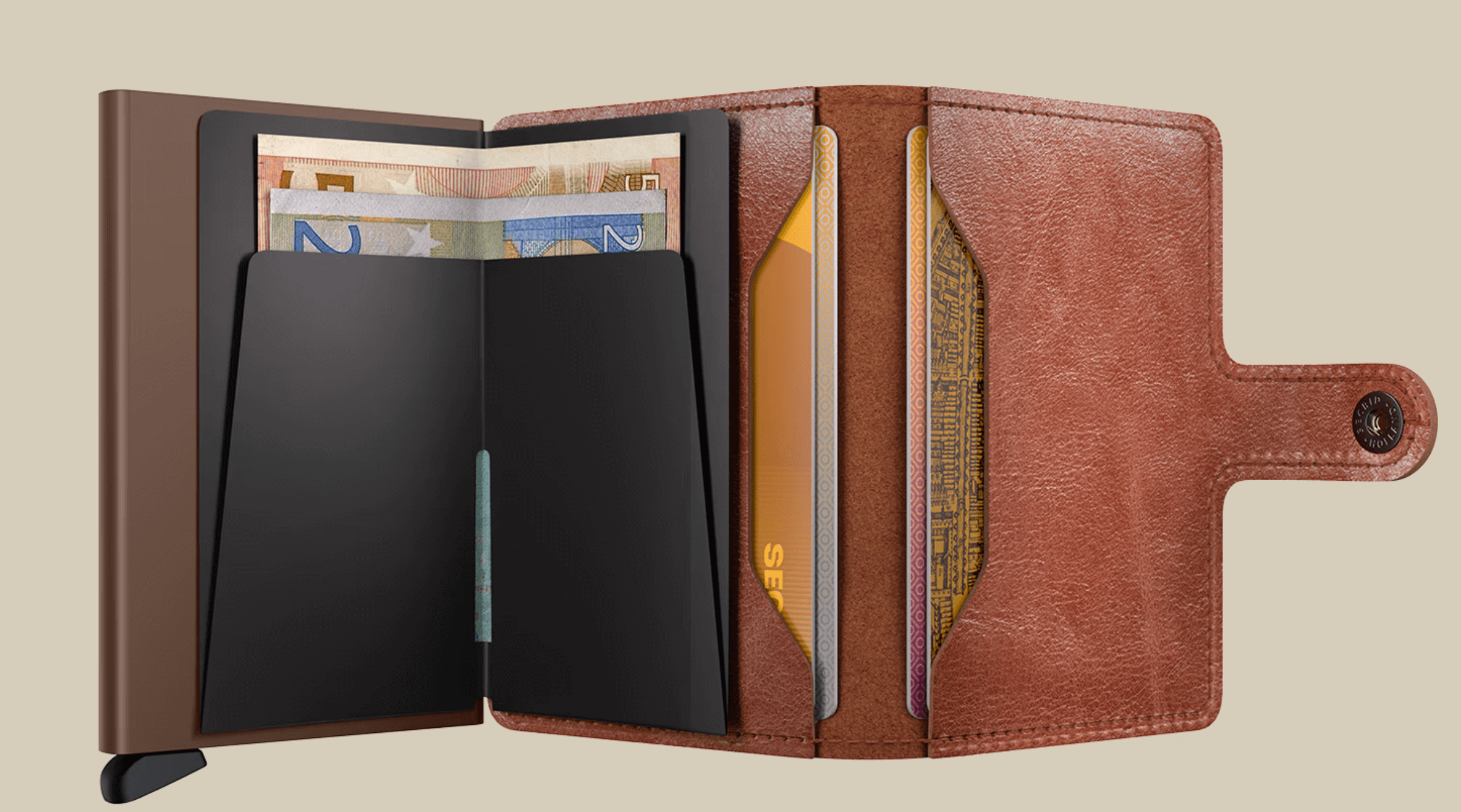 Secrid, Miniwallet Vintage Cognac-Brown