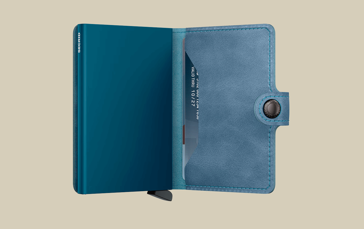 Secrid Miniwallet Vintage Teal Quinlans Gift Shop