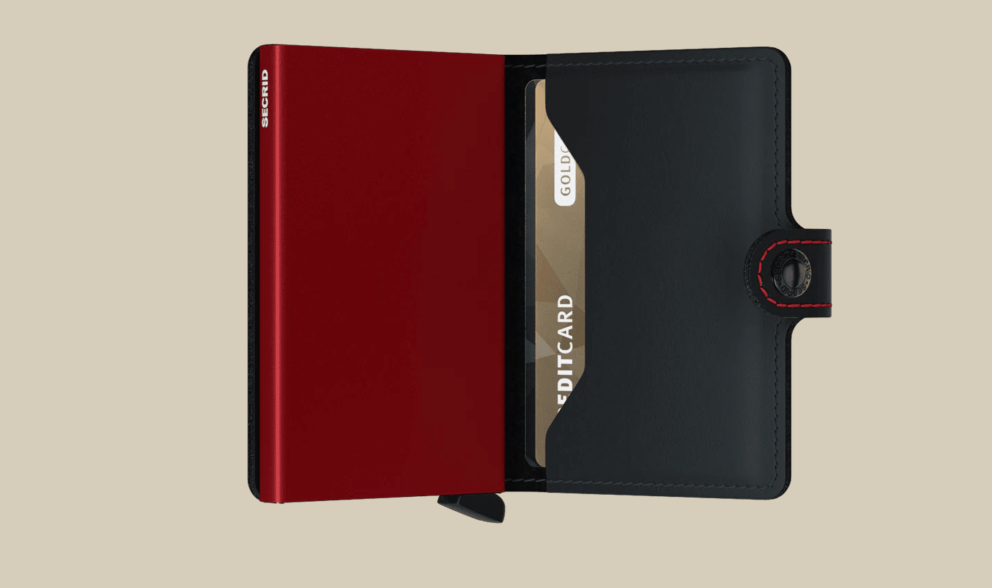 Secrid, Miniwallet Matte Black & Red