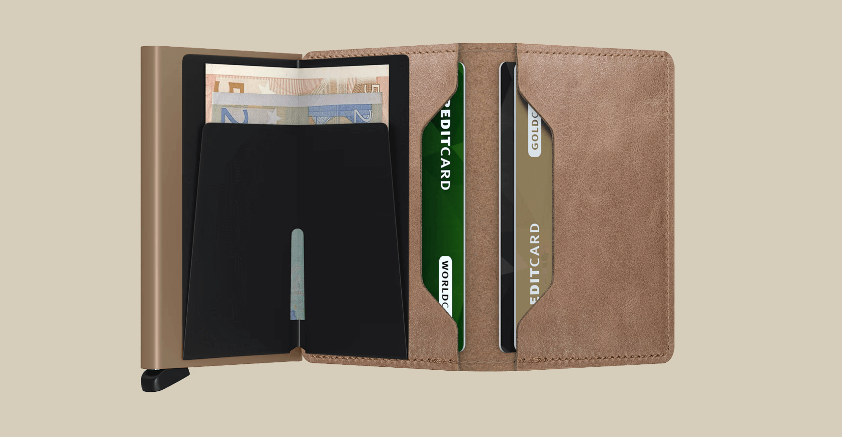 Secrid, Slim Wallet Vintage Taupe